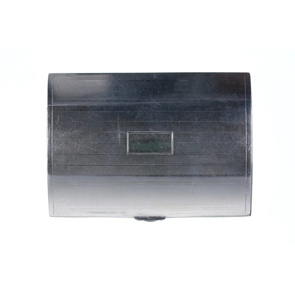 Art Deco International Sterling dome topped box